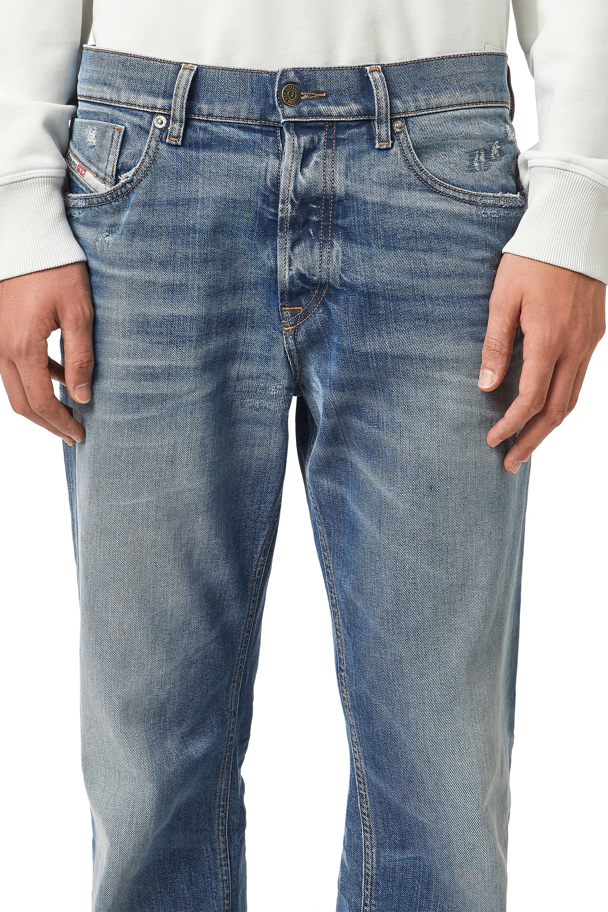 Diesel - 2005 D-FINING 09A97 Tapered Jeans, Azul Claro - Image 5