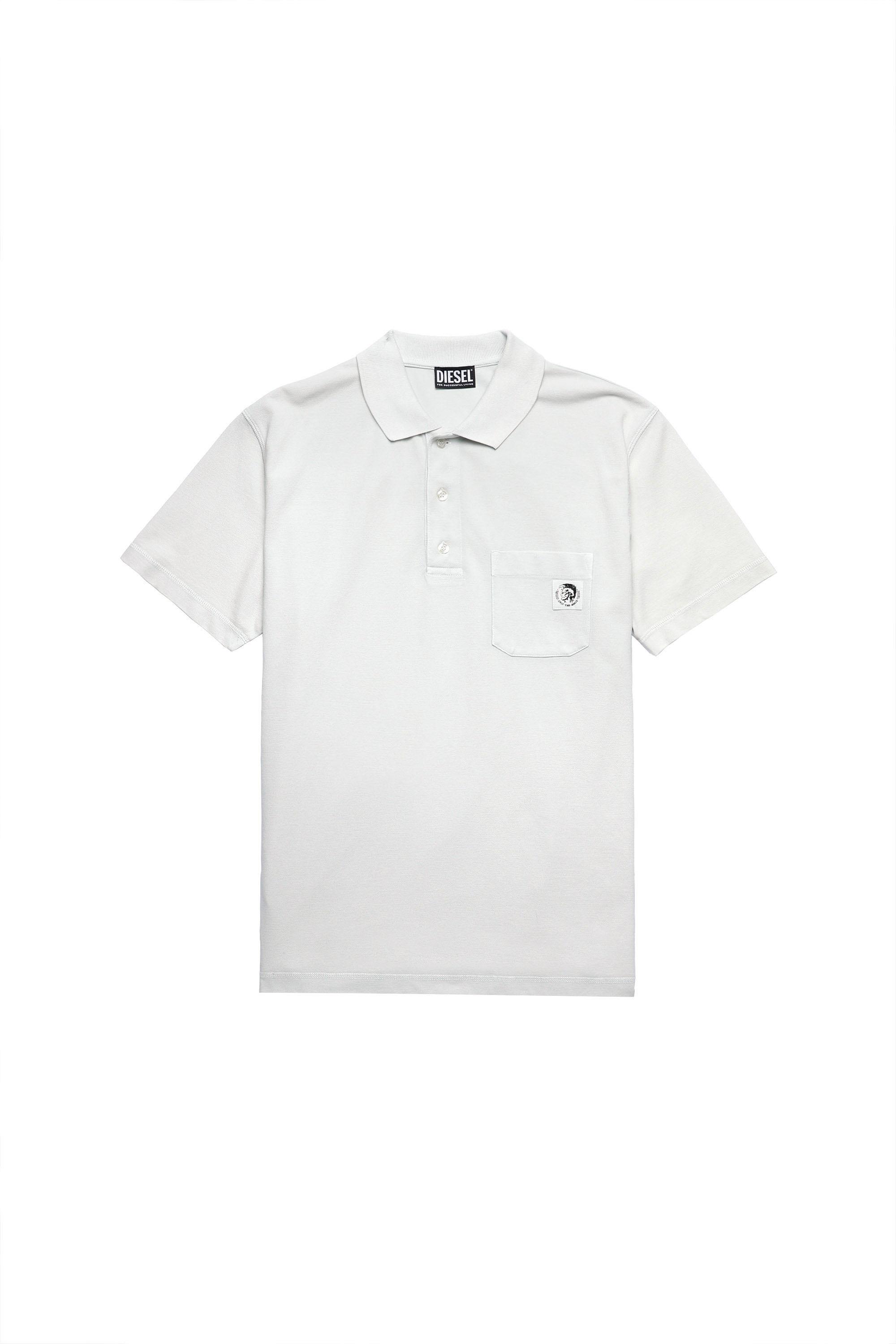 Diesel - T-POLO-WORKY-B1, Gris Claro - Image 2