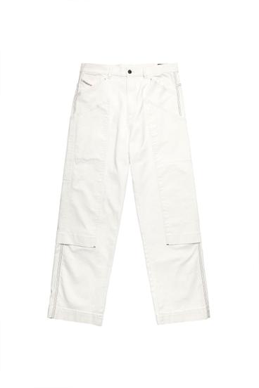 Diesel - D-Franky Straight Jeans 009ZJ, White - Image 7