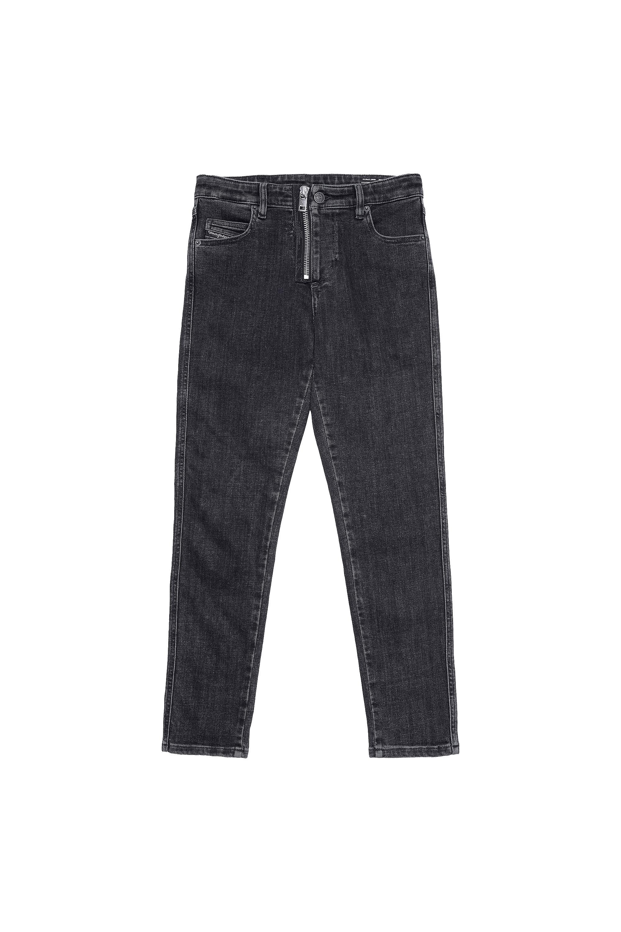 Diesel - 2015 BABHILA 09A67 Skinny Jeans, Negro/Gris oscuro - Image 2