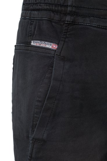 Diesel - Krailey Boyfriend JoggJeans® Z670M, Black - Image 3