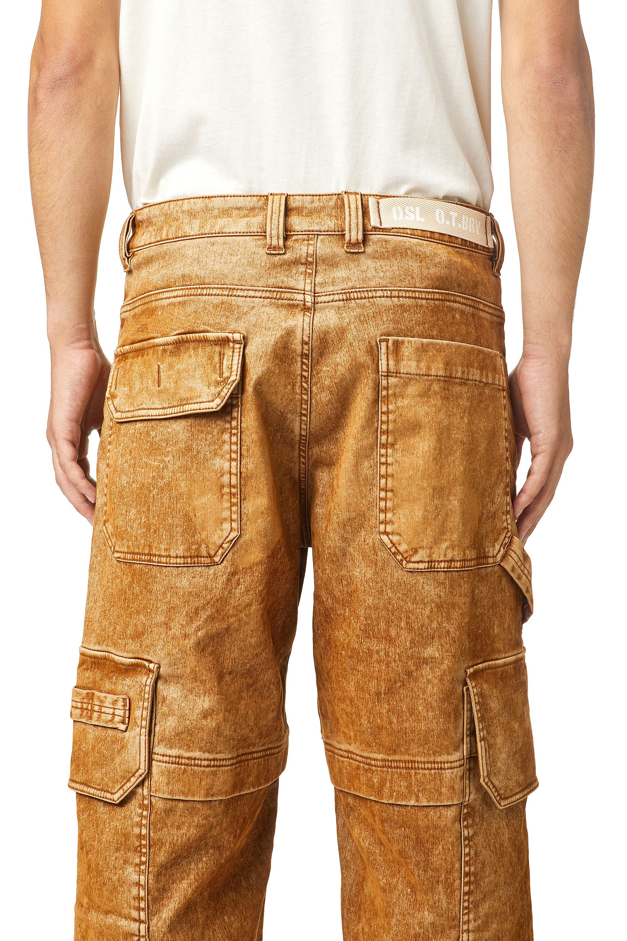 Diesel - D-Multy Tapered JoggJeans® 0AFAT, Light Brown - Image 7