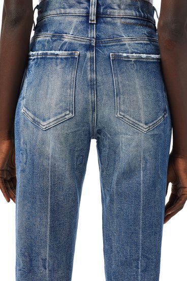 Diesel - D-Arcy 09A26 Straight Jeans, Azul medio - Image 5