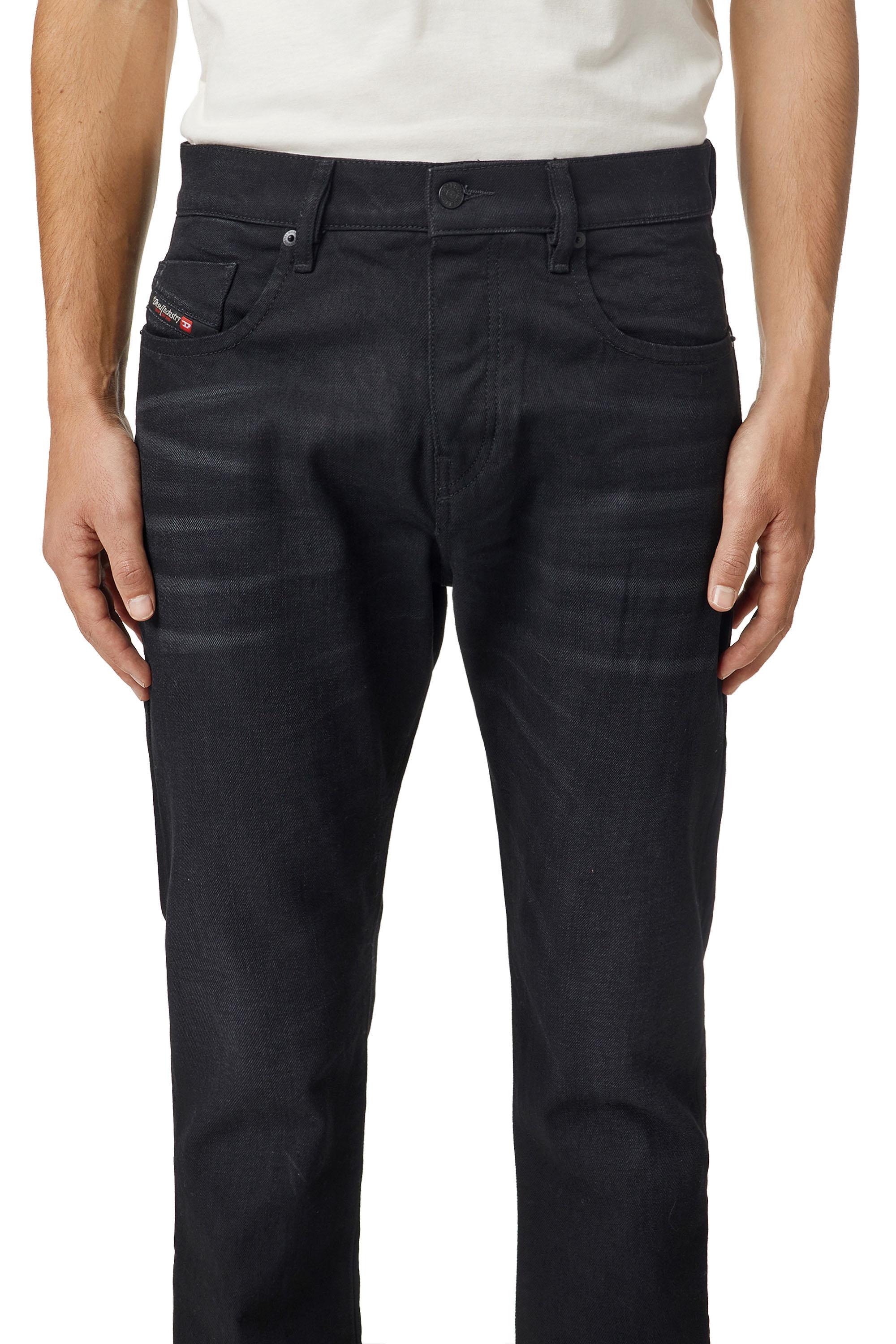 Diesel - D-Viker Straight Jeans 09A15, Black/Dark Grey - Image 5