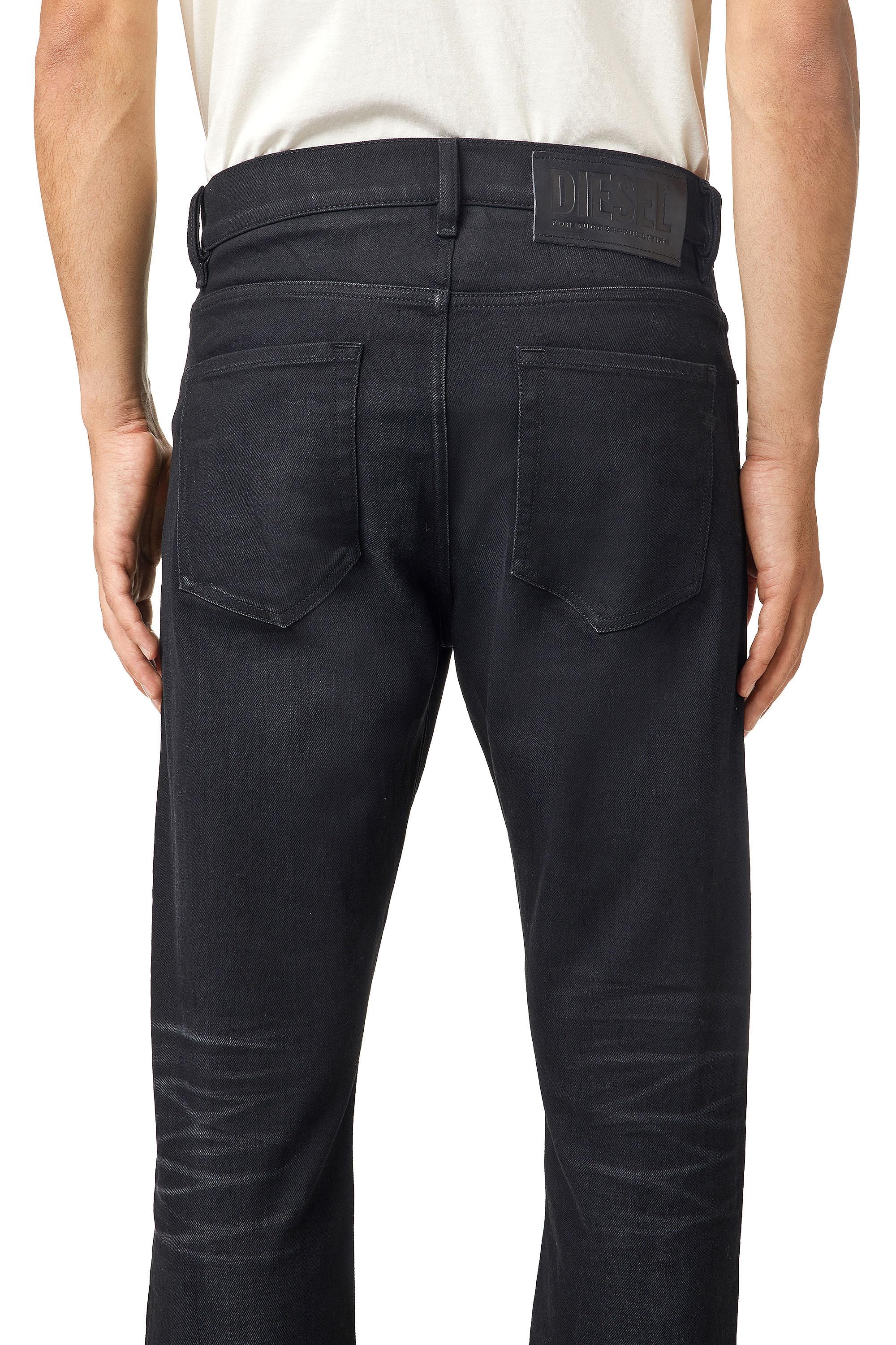 Diesel - D-Viker Straight Jeans 09A15, Black/Dark Grey - Image 6