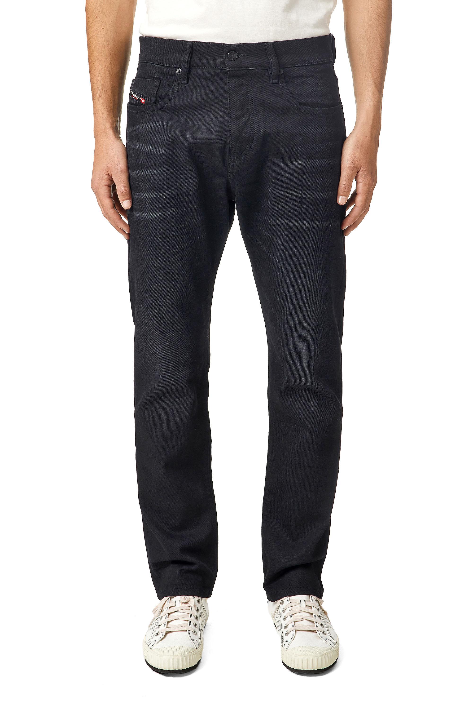Diesel - 2020 D-VIKER 09A15 Straight Jeans, Negro/Gris oscuro - Image 3