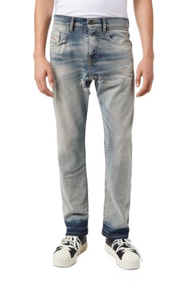 Diesel - D-Viker Straight Jeans 09A21, Light Blue - Image 1