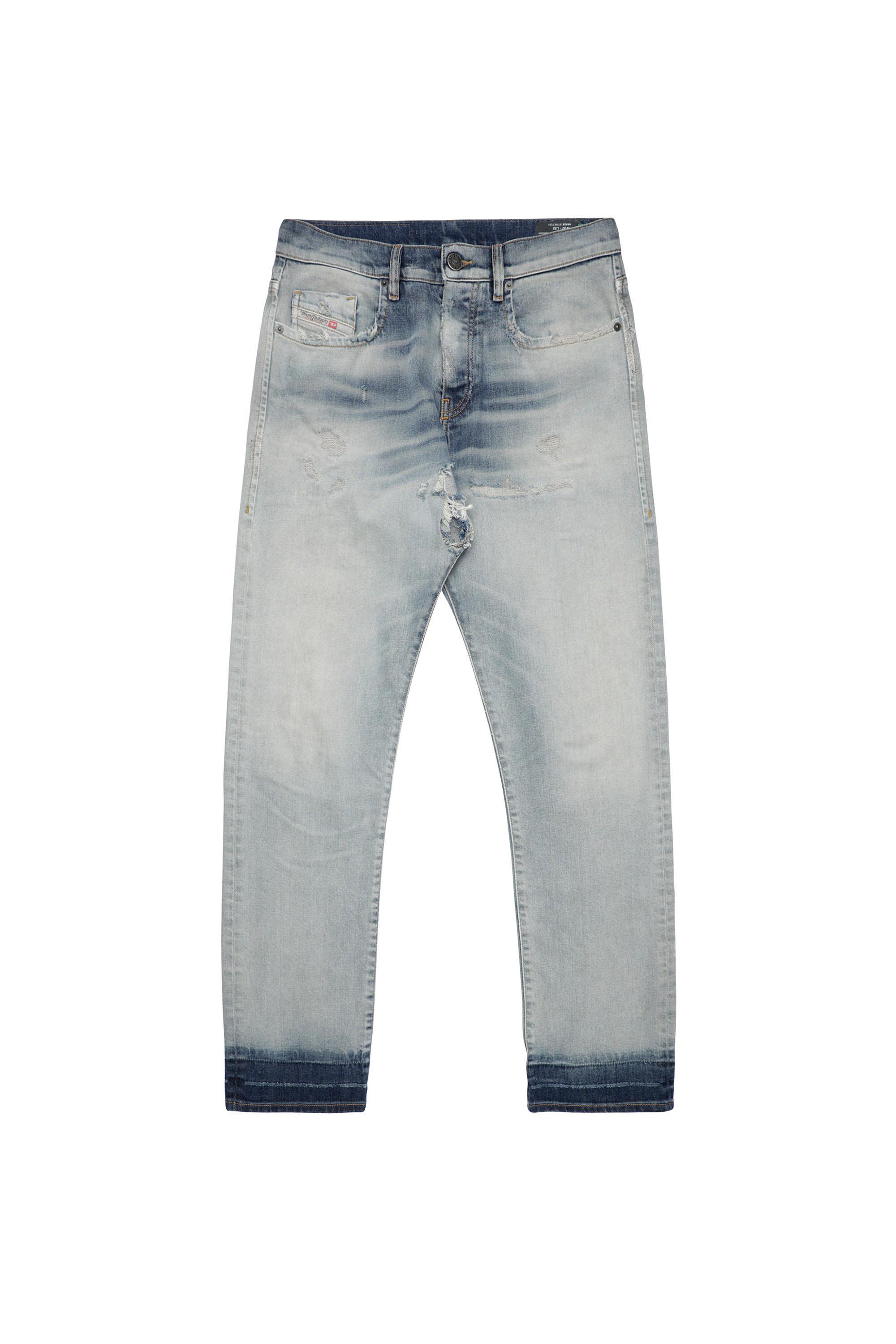 Diesel - D-Viker Straight Jeans 09A21, Light Blue - Image 2
