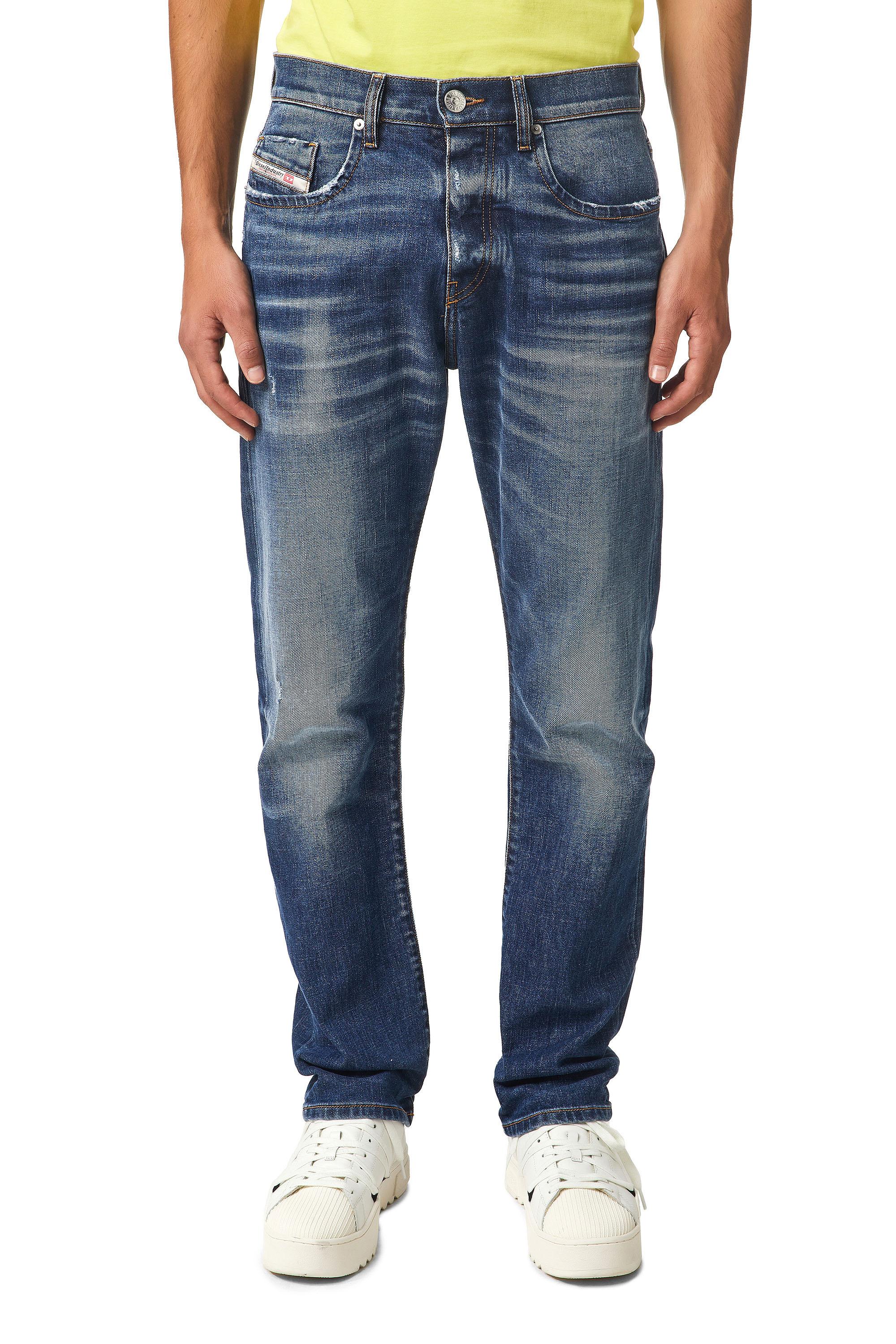 Diesel - D-Viker Straight Jeans 09A92, Medium blue - Image 3