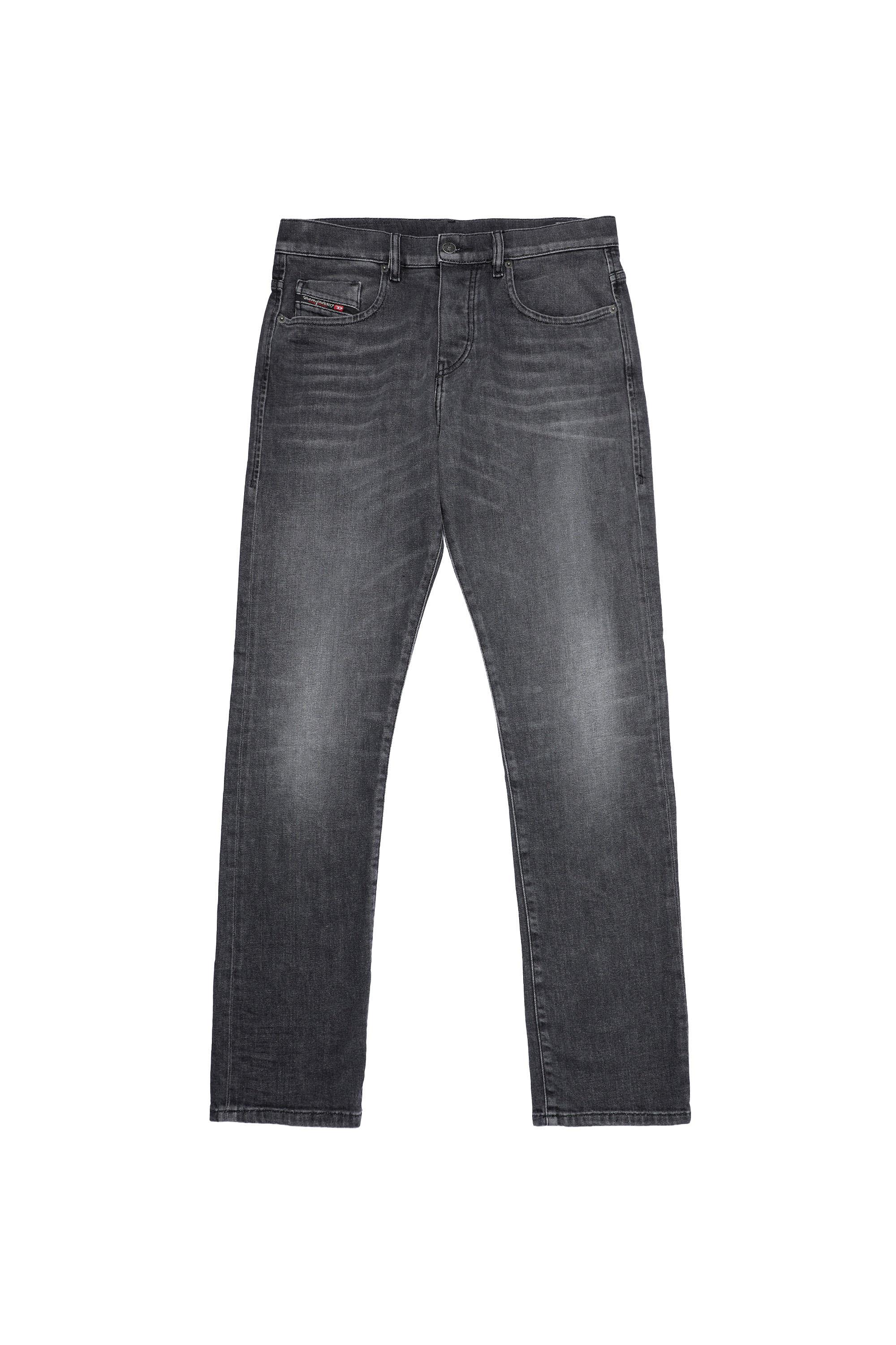 Diesel - D-Viker Straight Jeans 09B42, Black/Dark grey - Image 2
