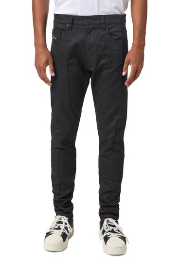 Diesel - D-Strukt JoggJeans® 069YH Slim, Negro/Gris oscuro - Image 1