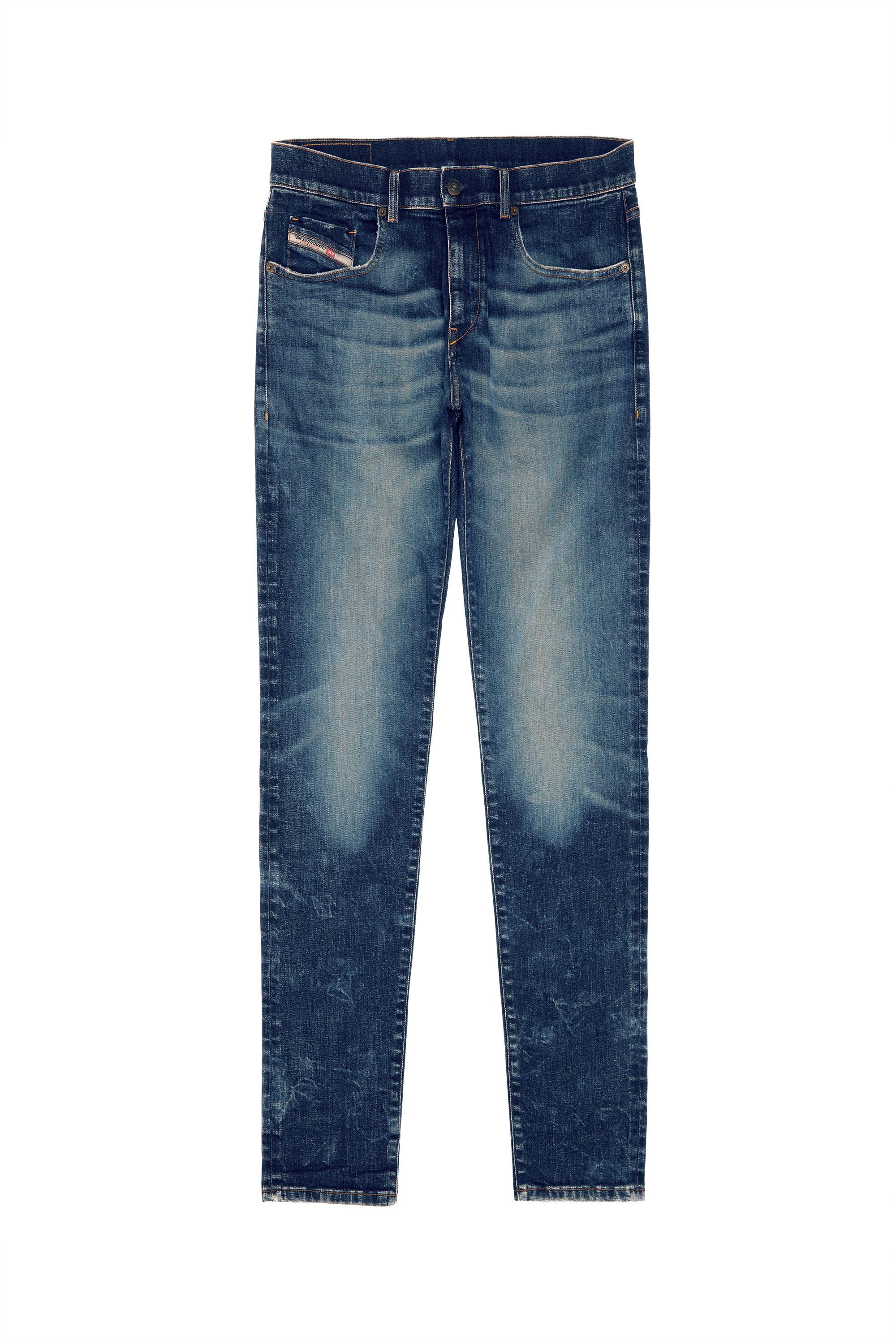 Diesel - 2019 D-STRUKT 09C73 Slim Jeans, Azul Oscuro - Image 2