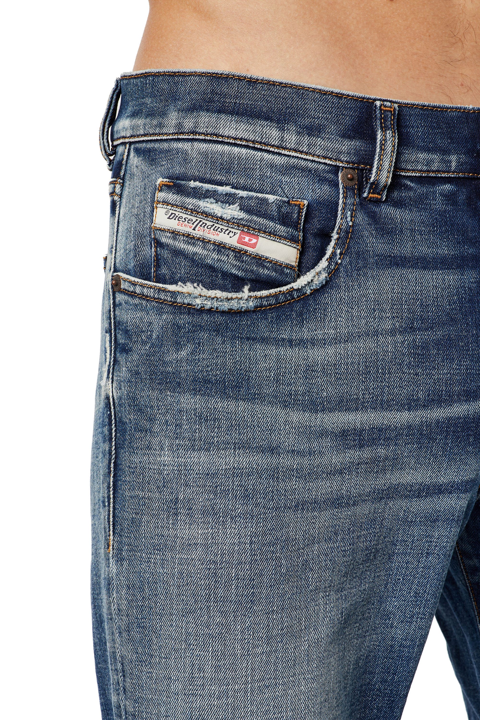 Diesel - 2019 D-STRUKT 09C87 Slim Jeans, Azul medio - Image 6