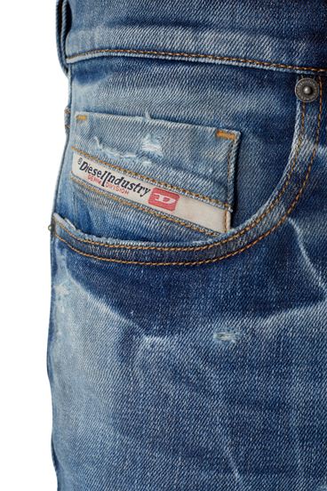 Diesel - 2019 D-STRUKT 09E14 Slim Jeans, Medium blue - Image 4