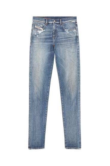 Diesel - 2019 D-STRUKT 09E15 Slim Jeans, Blu medio - Image 6
