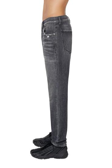 Diesel - 2019 D-STRUKT 09E46 Slim Jeans, Negro/Gris oscuro - Image 4