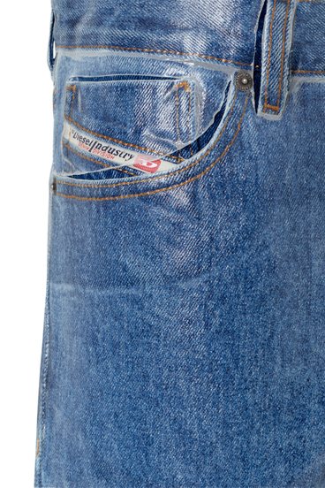 Diesel - 1995 007H7 Straight Jeans, Blu Scuro - Image 3