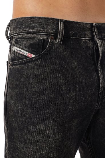 Diesel - 1995 09B87 Straight Jeans, Negro/Gris oscuro - Image 5