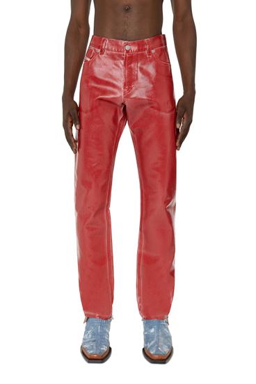 Diesel - 1995 09E50 Straight Jeans, Rosso - Image 1