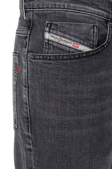 Diesel - 2005 D-FINING 09C47 Tapered Jeans, Negro/Gris oscuro - Image 3