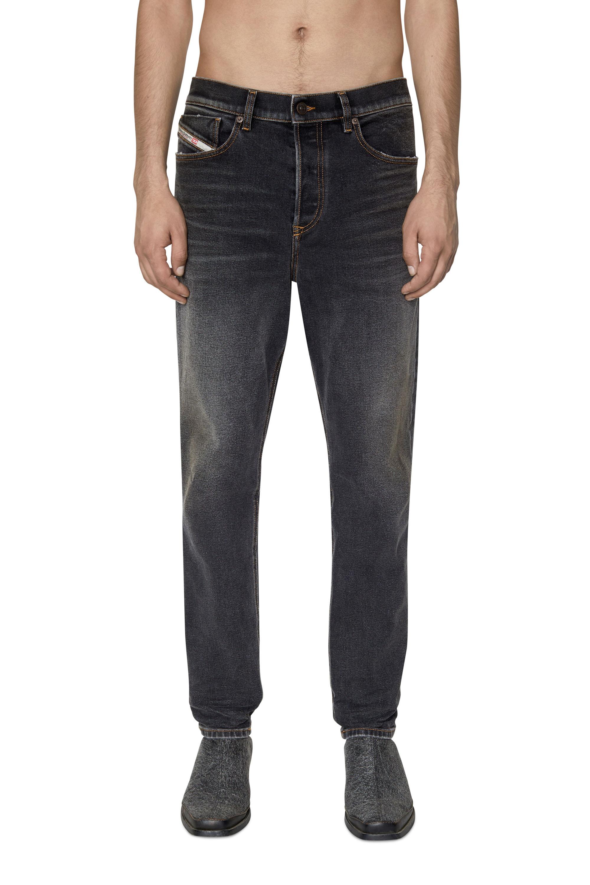 Diesel - 2005 D-FINING 09D66 Tapered Jeans, Nero/Grigio scuro - Image 3