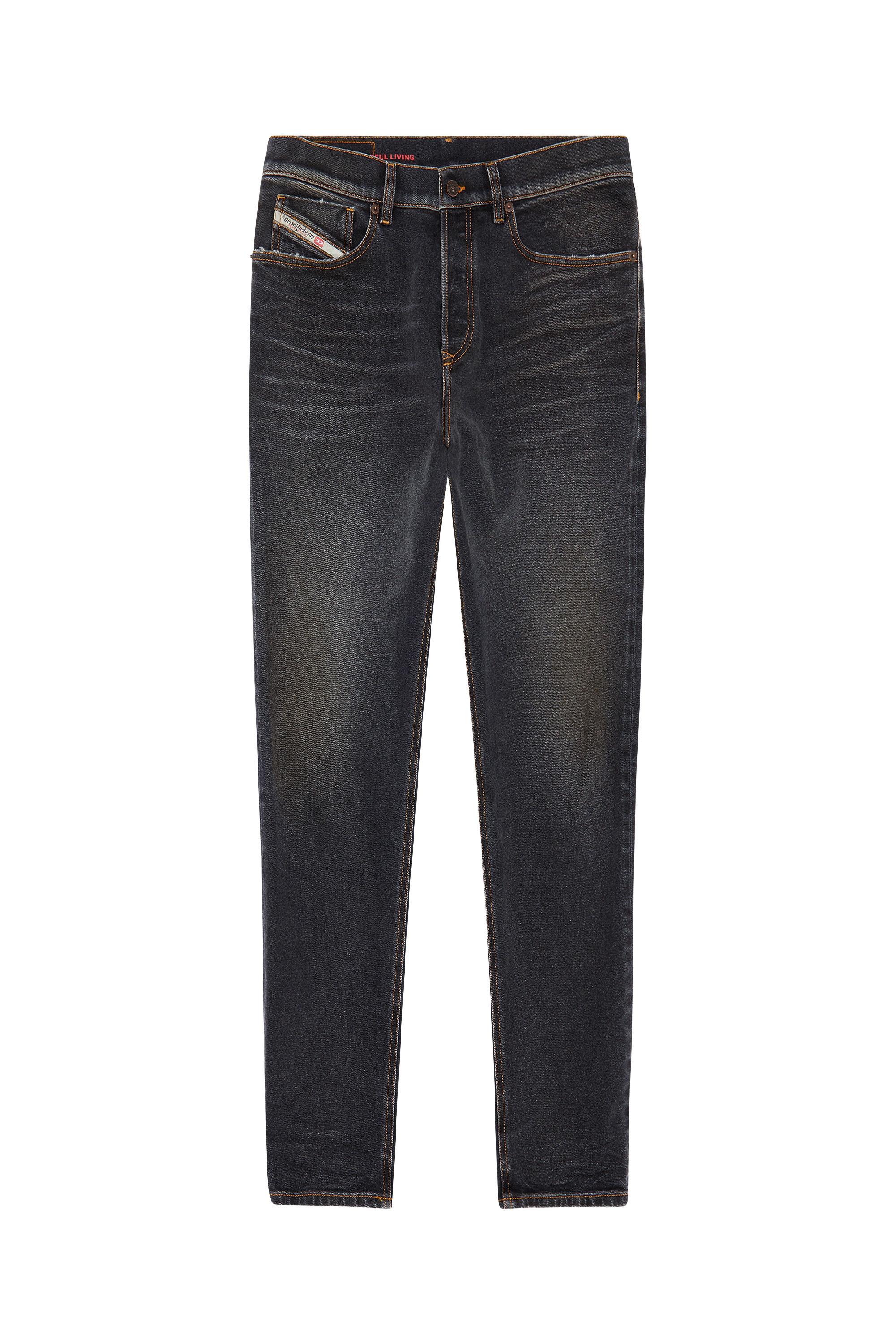 Diesel - 2005 D-FINING 09D66 Tapered Jeans, Nero/Grigio scuro - Image 2