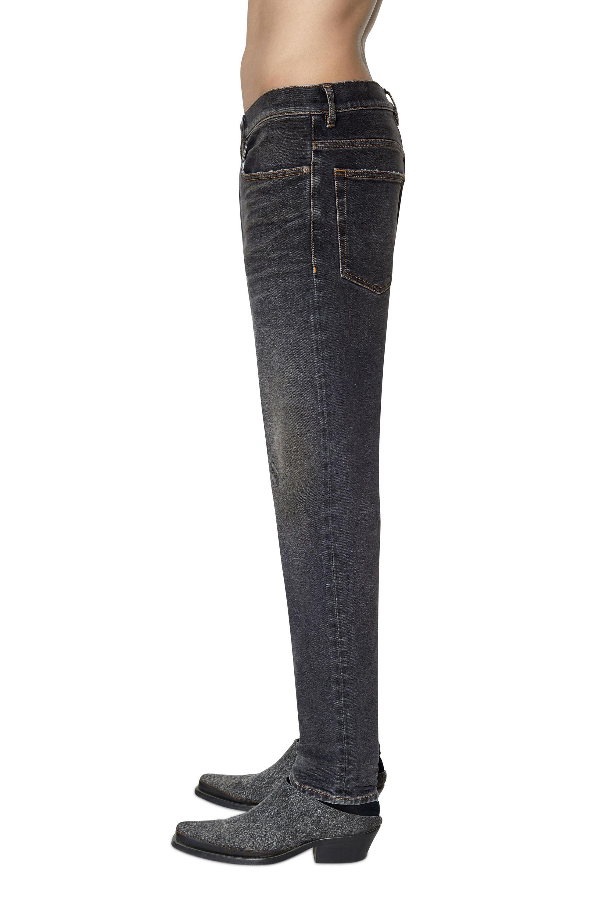 Diesel - 2005 D-FINING 09D66 Tapered Jeans, Nero/Grigio scuro - Image 5
