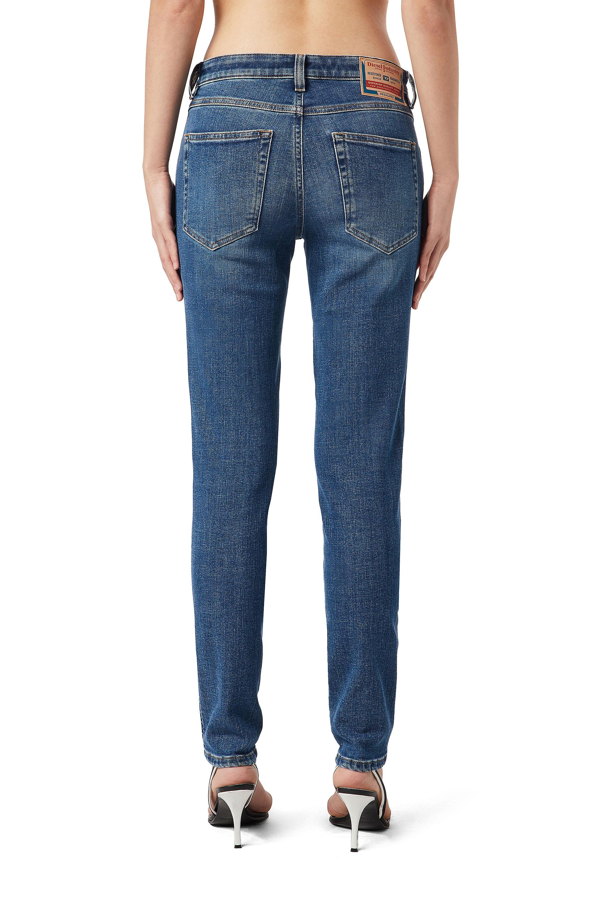 Diesel - 2015 BABHILA 09C59 Skinny Jeans, Medium blue - Image 4