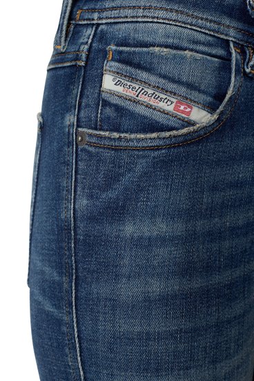 Diesel - 2015 BABHILA 09D99 Skinny Jeans, Mittelblau - Image 3