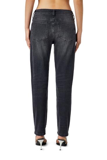Diesel - 2004 0GDAQ Tapered Jeans, Negro/Gris oscuro - Image 2