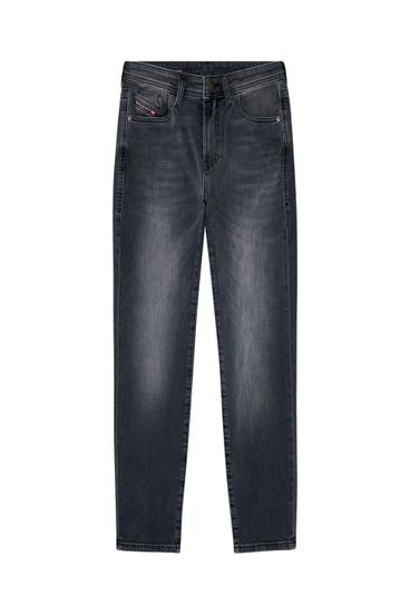 Diesel - 2004 0GDAQ Tapered Jeans, Negro/Gris oscuro - Image 6