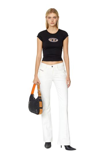 Diesel - 1969 D-EBBEY 09D63 Bootcut and Flare Jeans, Bianco - Image 5