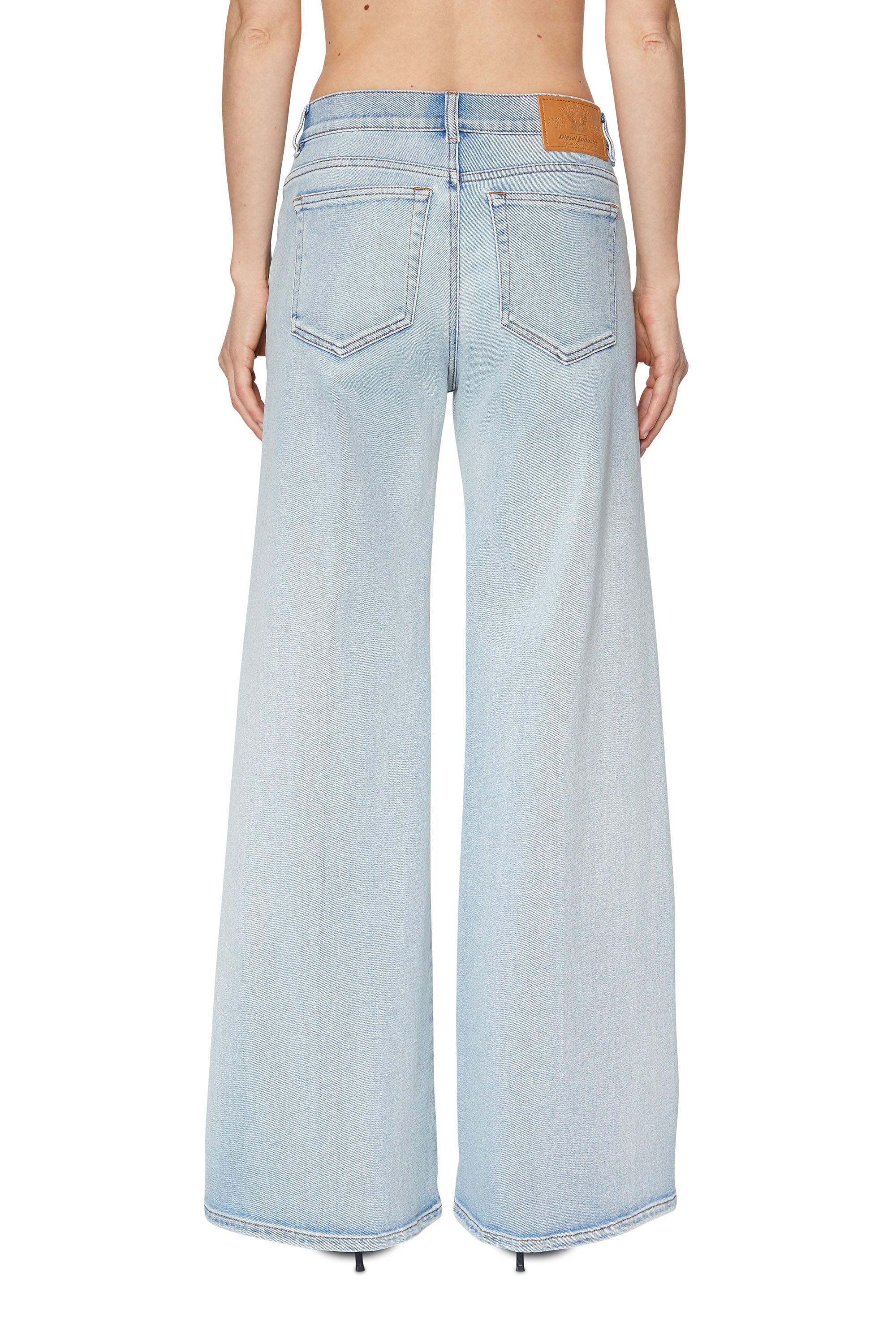 Diesel - 1978 09C08 Bootcut and Flare Jeans, Bleu Clair - Image 3