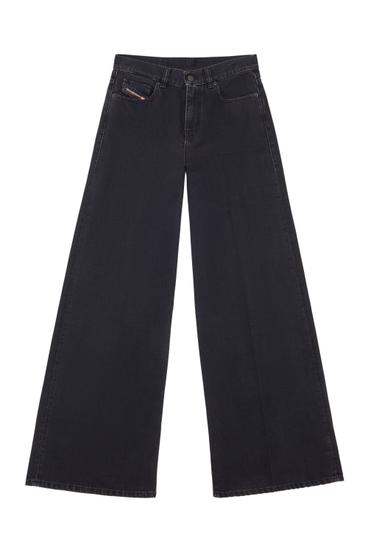 Diesel - 1978 Z09RL Bootcut and Flare Jeans, Nero/Grigio scuro - Image 6
