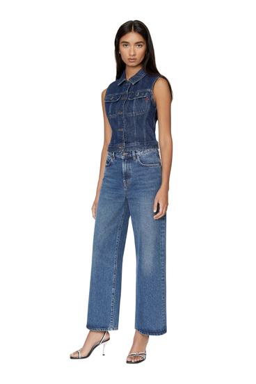 Diesel - 2000 007E5 Bootcut and Flare Jeans, Blu medio - Image 5