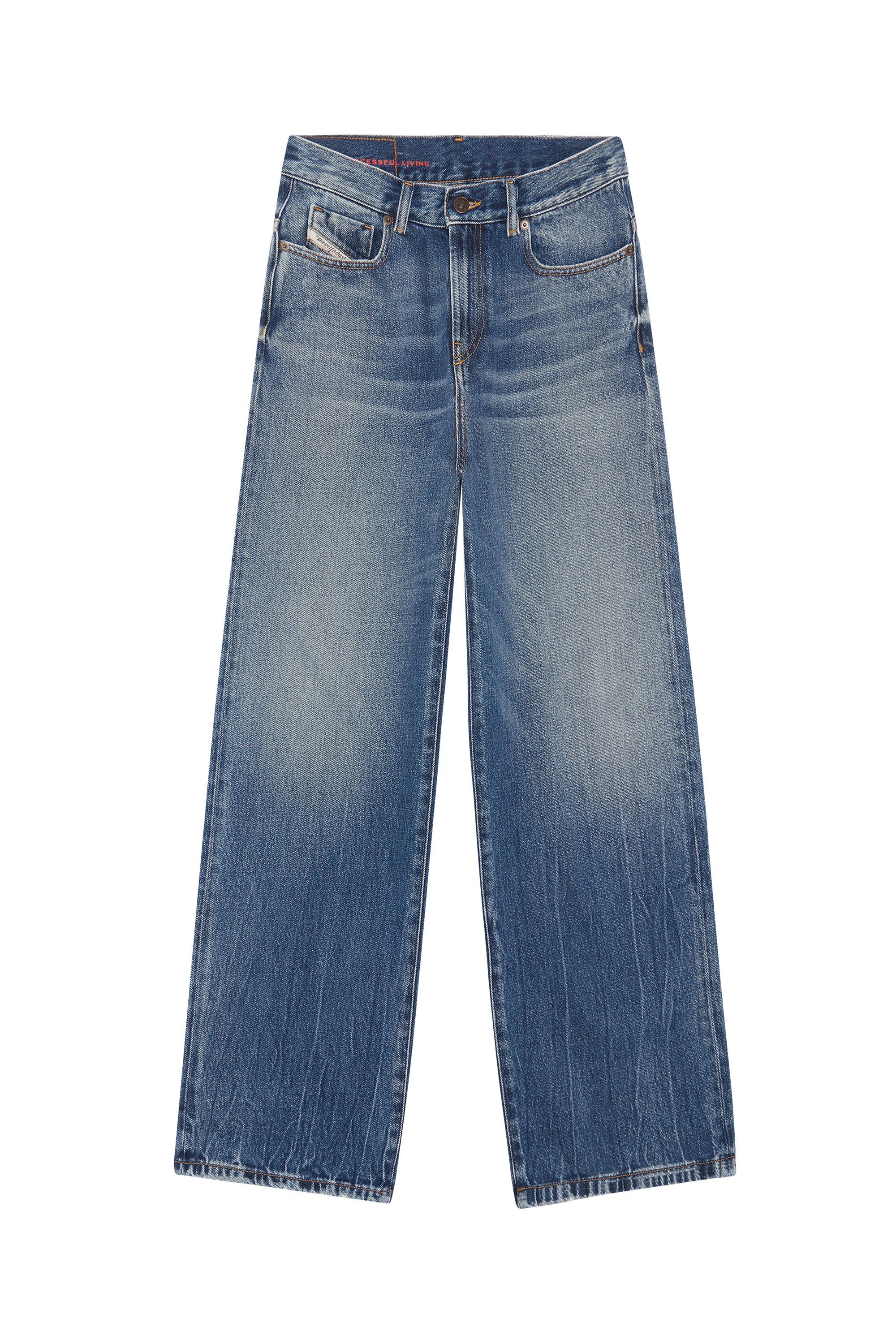 Diesel - 2000 09E03 Bootcut and Flare Jeans, Azul medio - Image 2