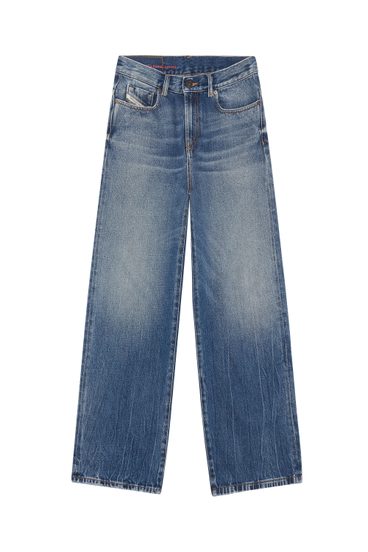 Diesel - 2000 09E03 Bootcut and Flare Jeans, Blu medio - Image 3