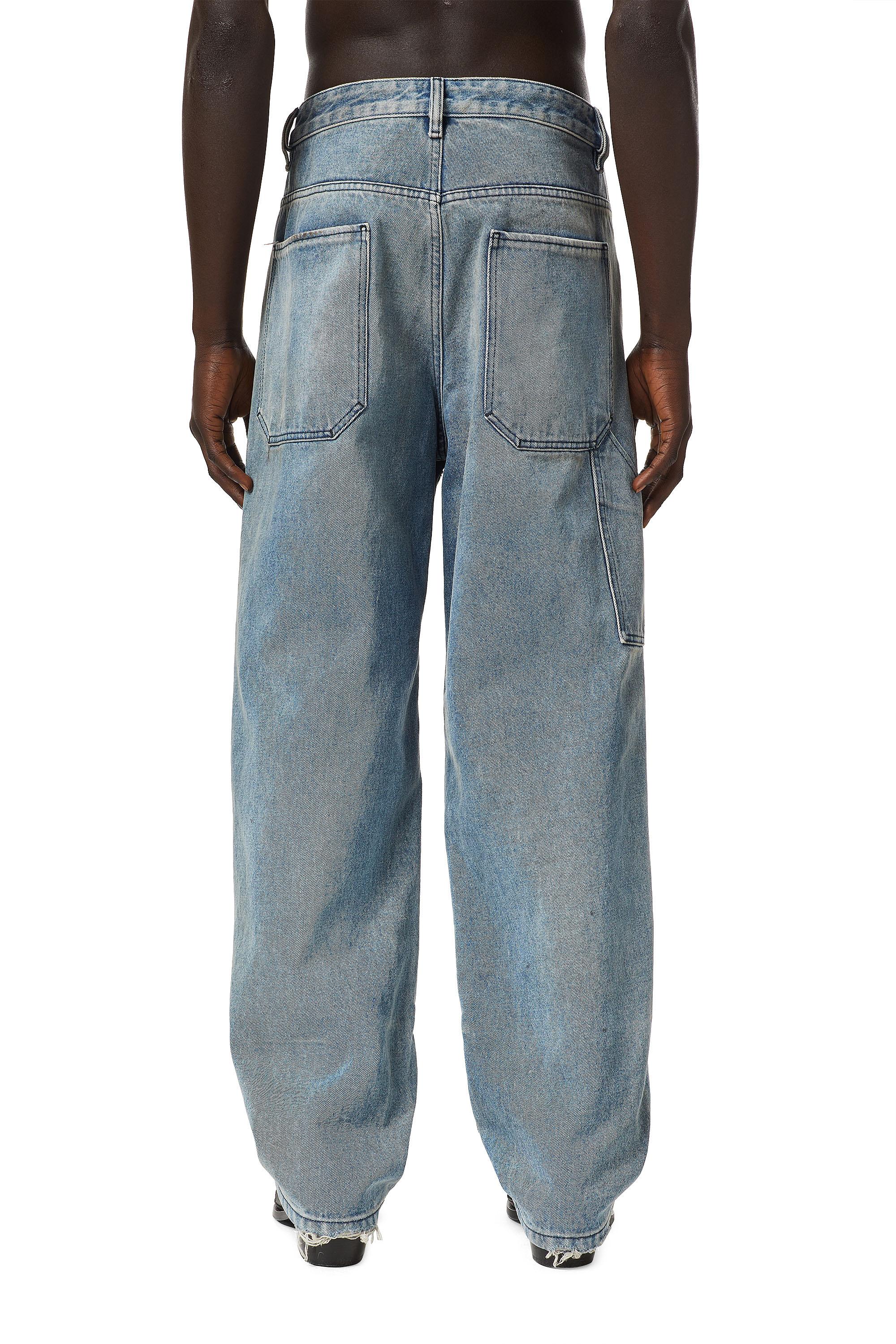 Diesel - D-Franky 0EHAS Straight Jeans, Light Blue - Image 4
