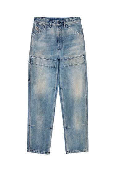 Diesel - D-Franky 0EHAS Straight Jeans, Bleu Clair - Image 7