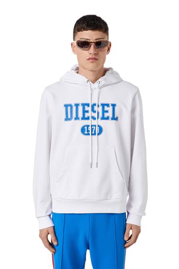 Diesel - S-GINN-HOOD-K25, White - Image 1