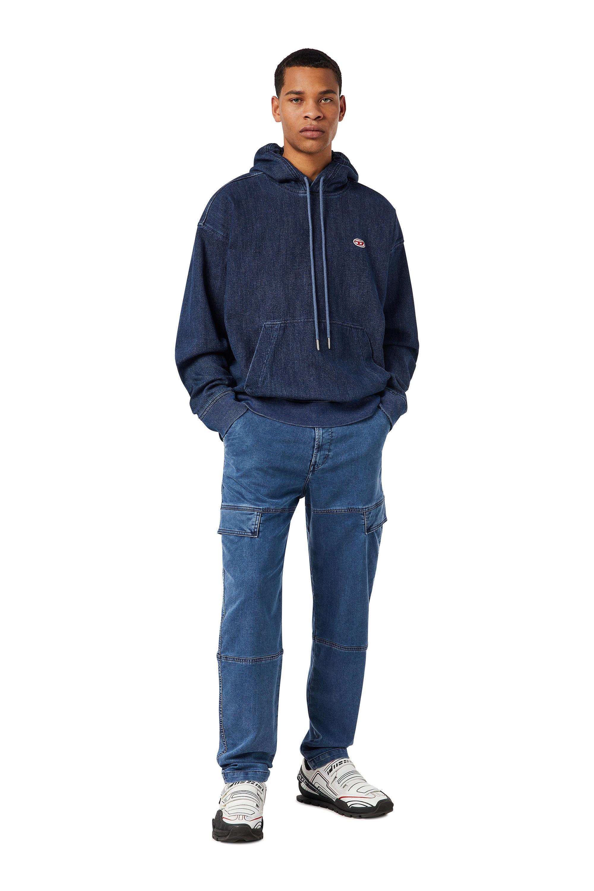 Tapered Krooley JoggJeans®DIESEL in Cotone da Uomo colore Blu Uomo Abbigliamento da Jeans da Jeans attillati 