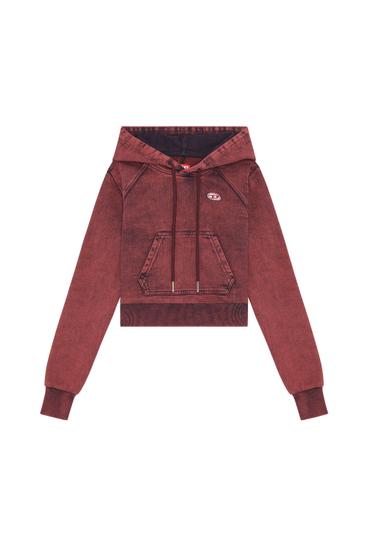 Diesel - D-ANGY-HOOD-NE, Rosso - Image 3