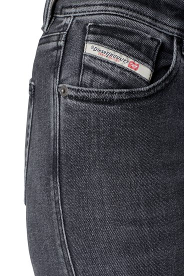 Diesel - 2017 SLANDY 09D61 Super skinny Jeans, Noir/Gris foncé - Image 3