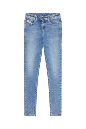 Diesel - 2017 SLANDY 09D62 Super skinny Jeans, Bleu moyen - Image 6