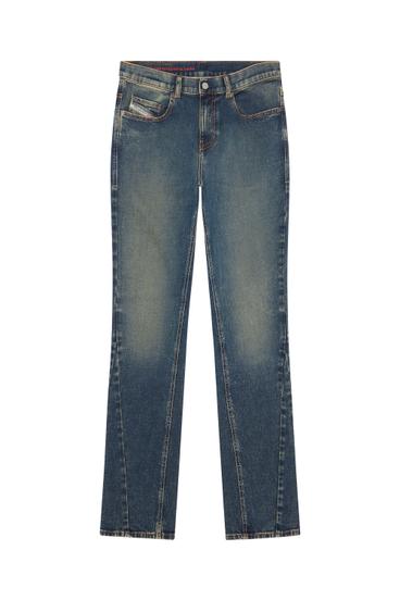 Diesel - 2021 09B91 Bootcut Jeans, Azul Oscuro - Image 1
