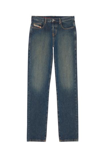 2020 D-VIKER 09C04 Straight Jeans, Bleu Foncé - Jeans