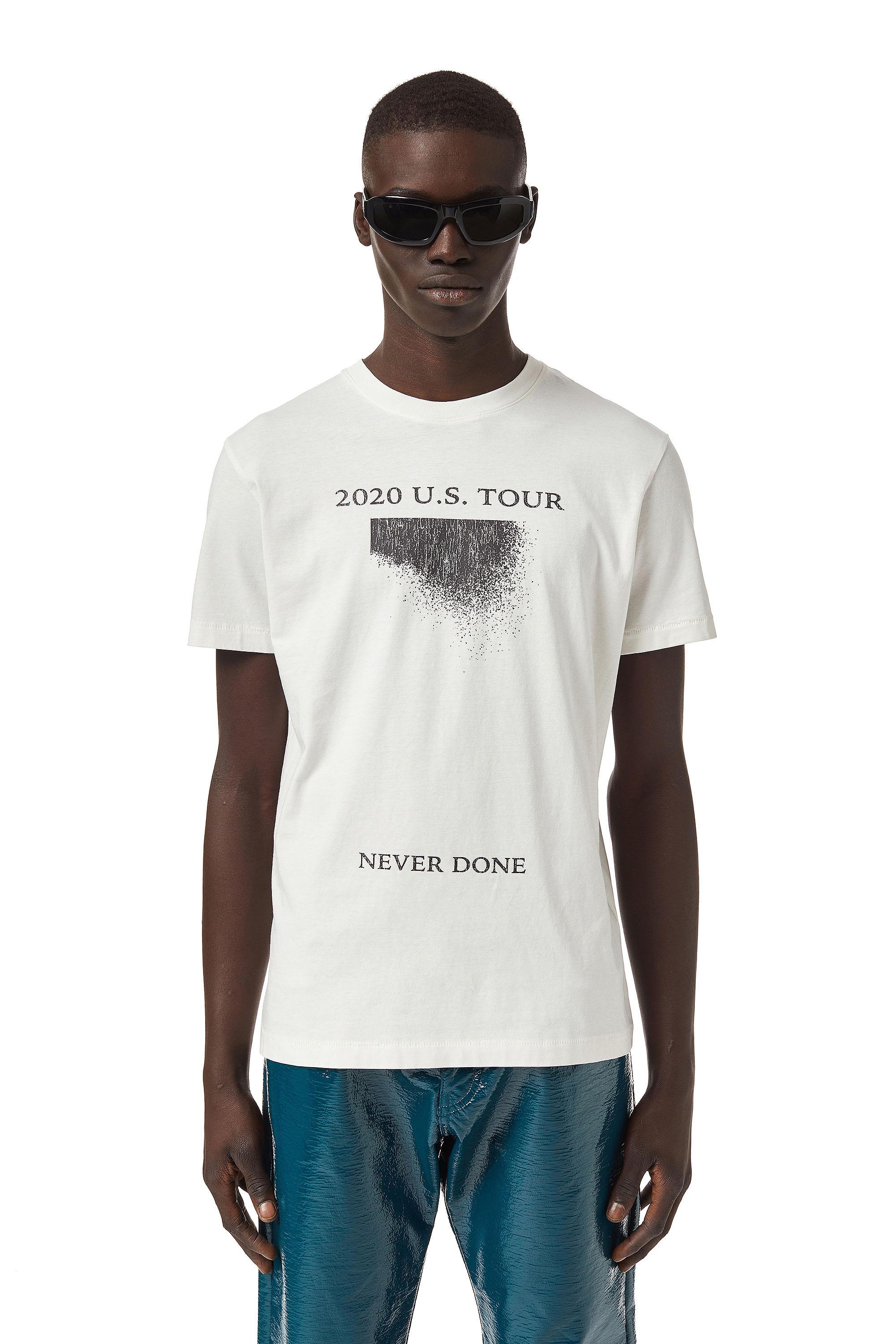 T-DIEGOR-C15 Man: T-shirt with 'Tour' print | Diesel