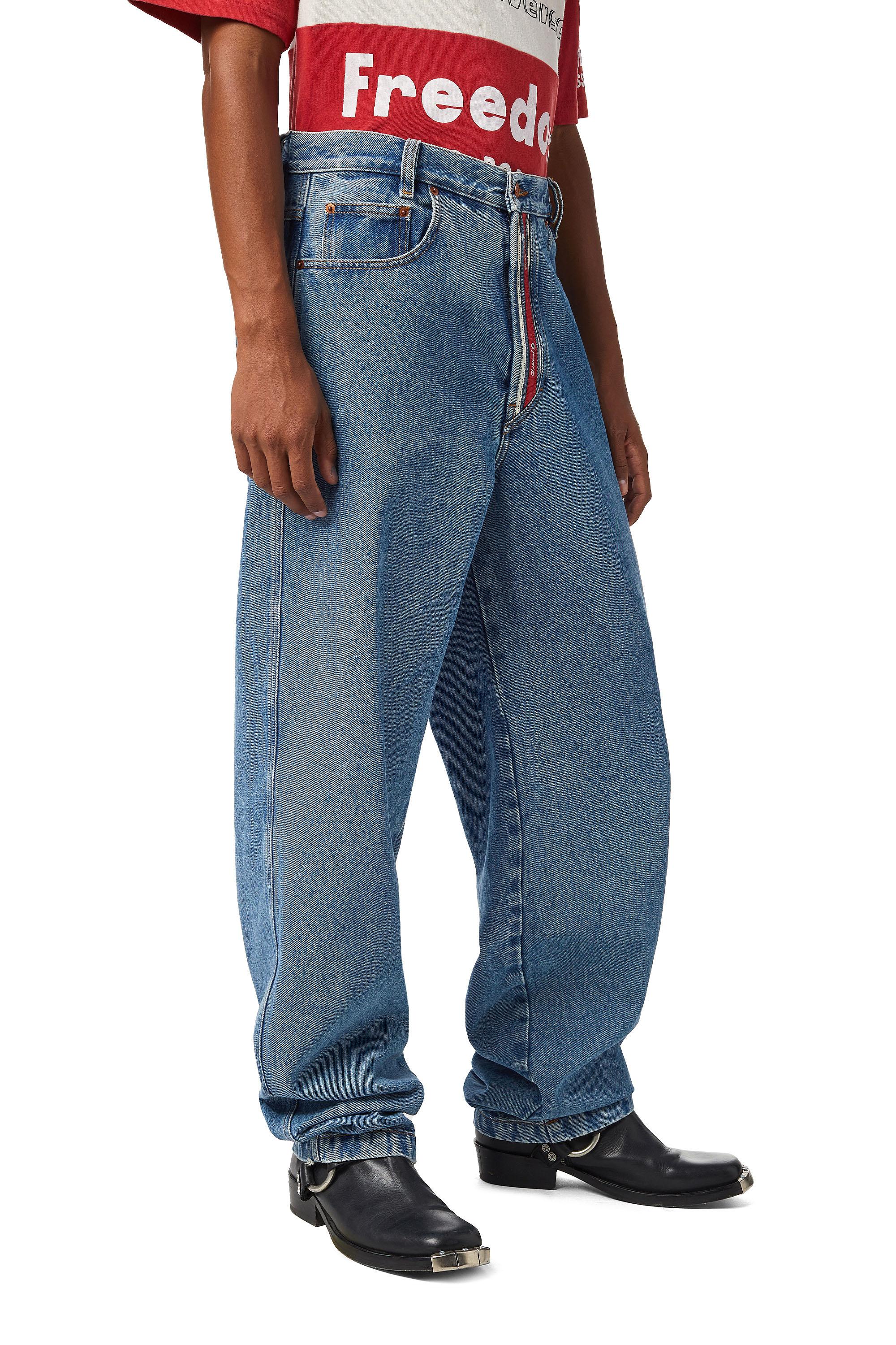 Diesel - DXD-2P1 0EHAP Straight Jeans, Medium blue - Image 5