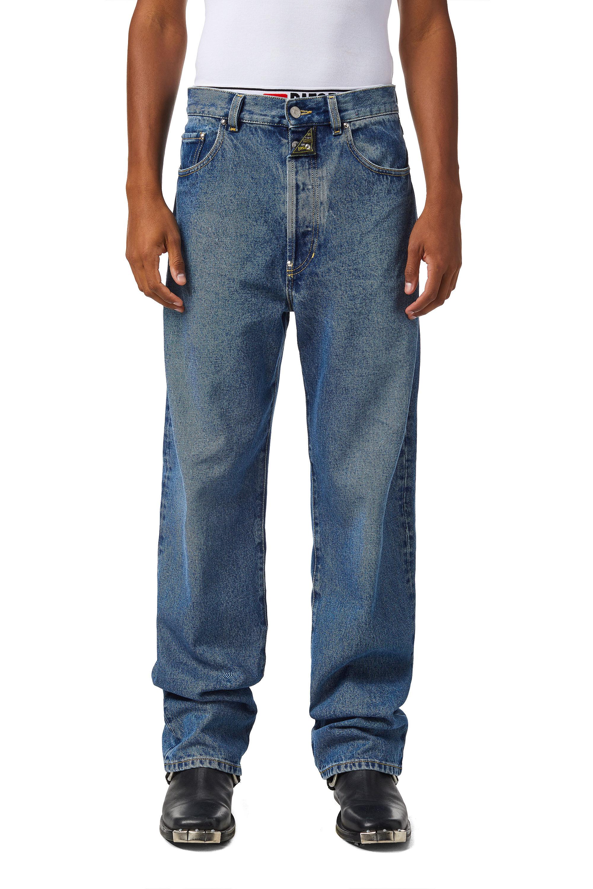 Diesel - DXD-2P2 0EHAQ Straight Jeans, Medium blue - Image 3