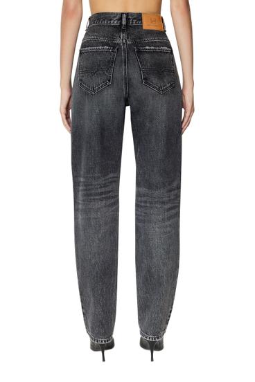 Diesel - 1956 007C4 Straight Jeans, Negro/Gris oscuro - Image 2